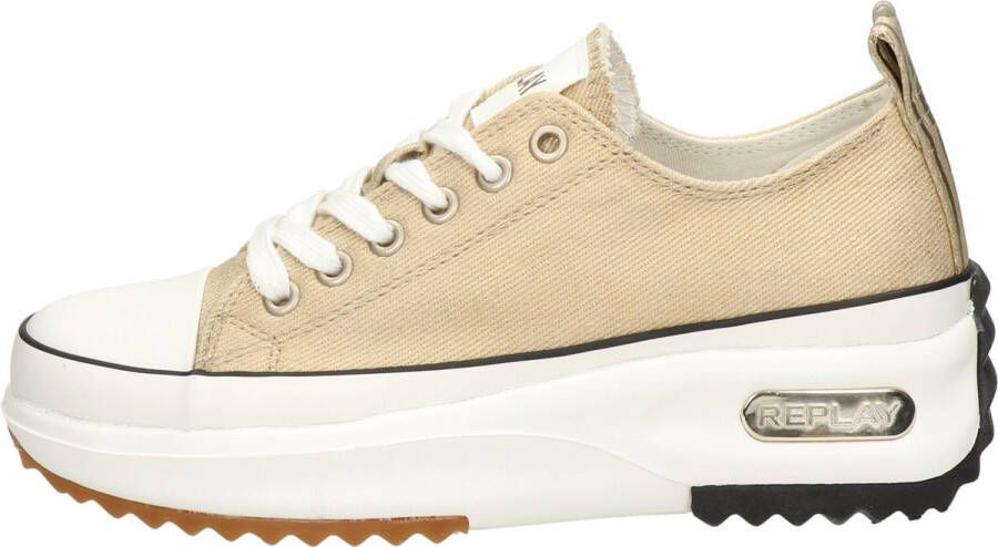 Replay Aqua Low Sneakers Laag Beige