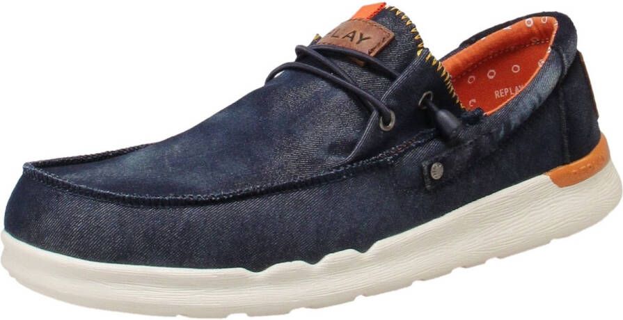 Replay Alcyon Denim GMM11 T Vrijetijdsschoenen voor heren Navy