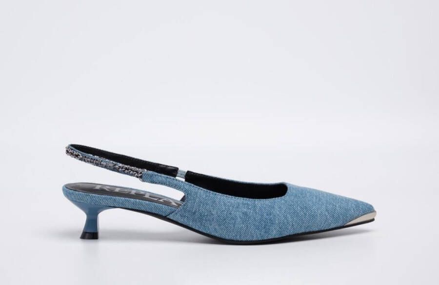 Replay Alder Denim Dames Sling Blauw