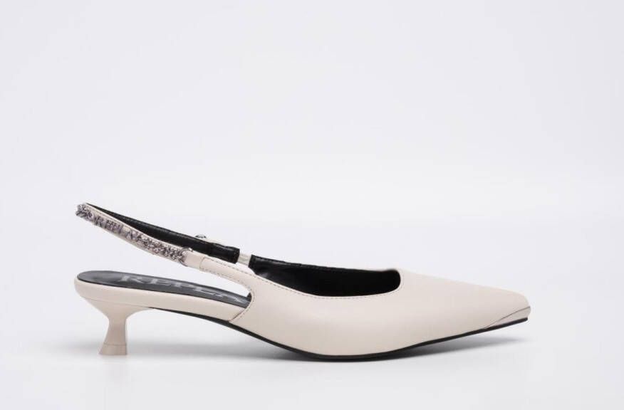 Replay Alder Platin Dames Sling Ecru