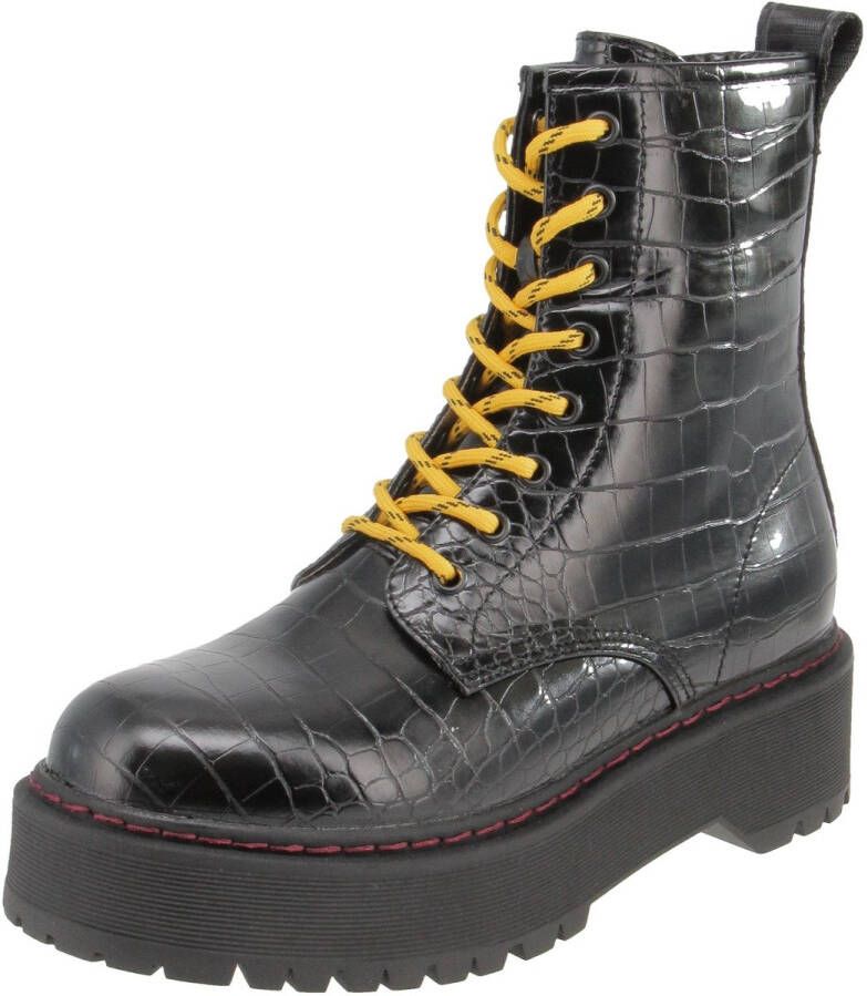 Replay Footwear Veterboots in zwart voor Dames Amity