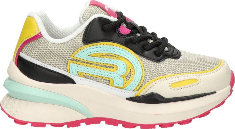 Replay ATHENA JR-1 chunky sneakers beige multi Meisjes Imitatieleer Printopdruk 38 - Foto 2