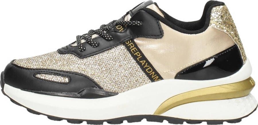 Replay Athena Jr Lage sneakers Kids Zwart - Foto 3
