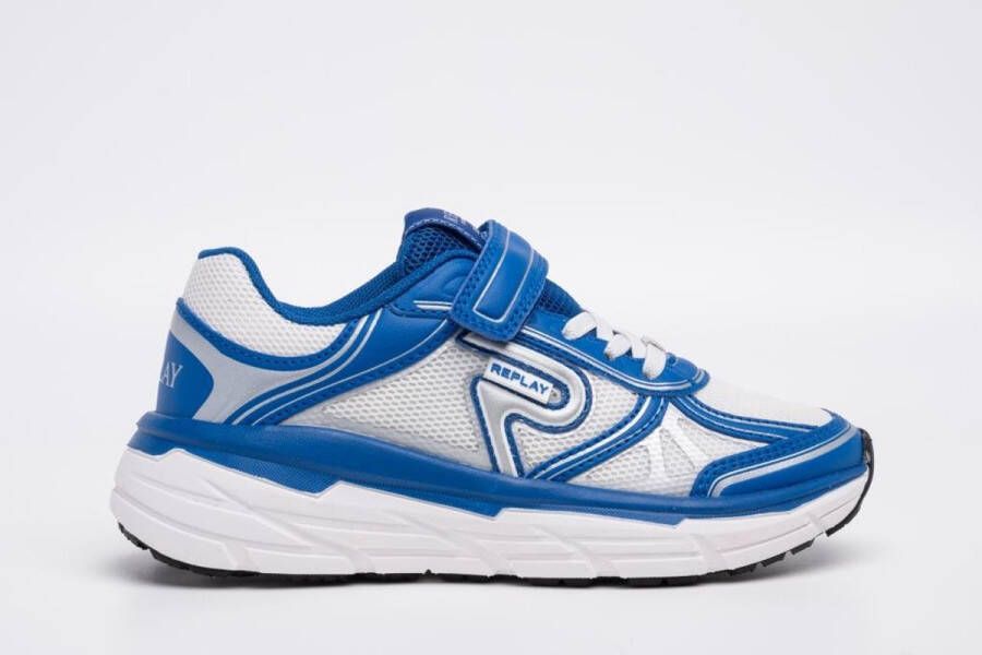 Replay Christal Jr 1 Jongens Sneaker Blauw