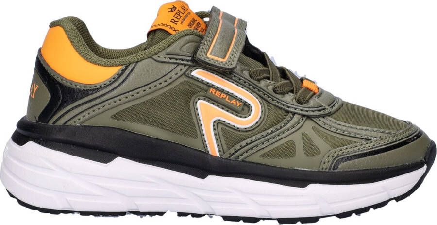 Replay Christal JR Boy 5 Sneakers Laag Groen