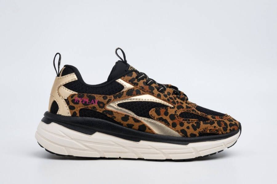 Replay Christel Jr Girl 7 Meisjes Sneaker Panterprint