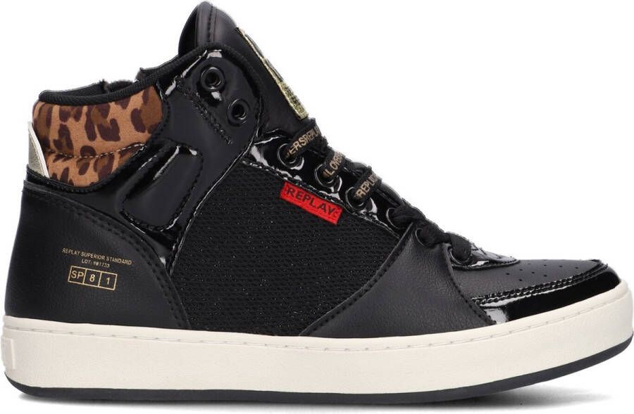 Replay Cobra 6D sneakers zwart Meisjes Synthetisch Logo 39