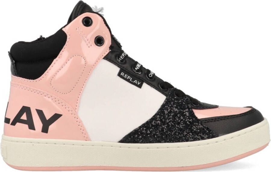 Replay Cobra 8 CC JZ190050S-0746-J332 Zwart Wit Roze - Foto 2