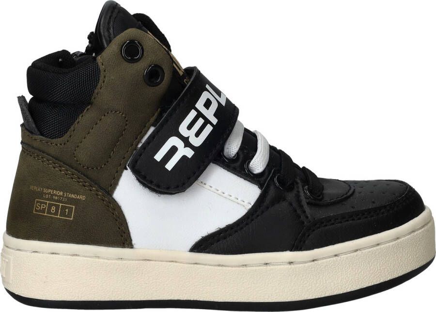 Replay Cobra kid 4 Sneakers Jongens Zwart
