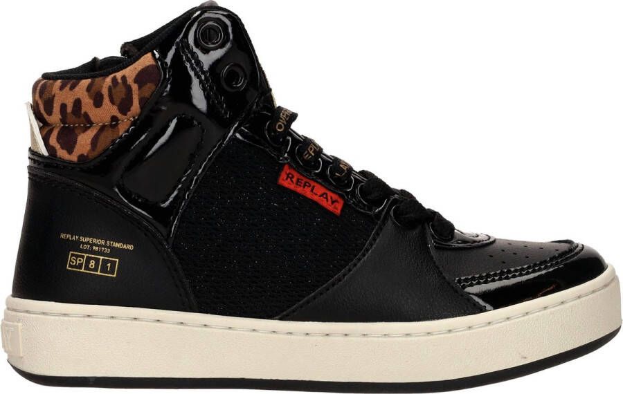 Replay Cobra 6D sneakers zwart Meisjes Synthetisch Logo 39 - Foto 4