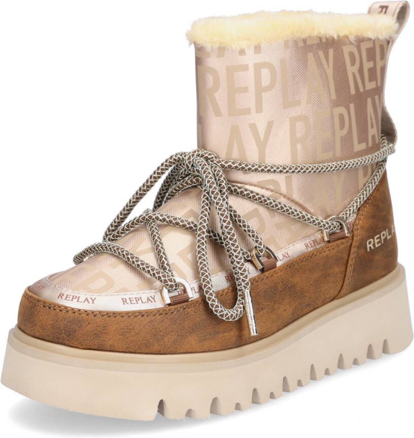 Replay dames moonboots Melrose Snow All bruin