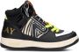 Replay Epic JR Mid 9 JZ430022S-3391 Zwart Wit - Thumbnail 2