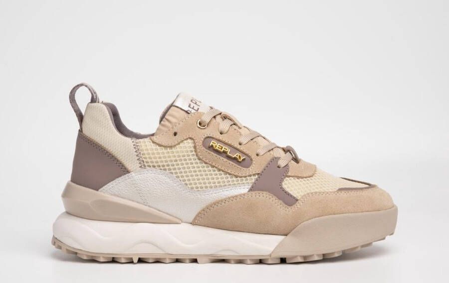 Replay Field W Double 2 Dames Sneaker Ecru