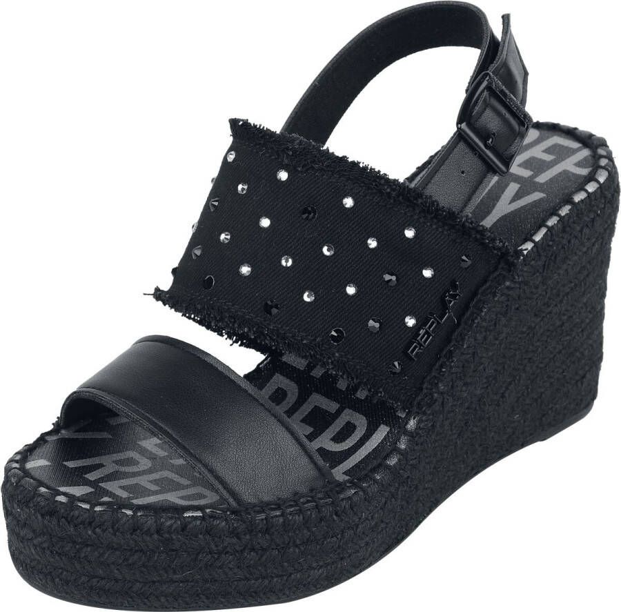 Replay Footwear JESS DOUBLE JOY Dames Sandaal zwart