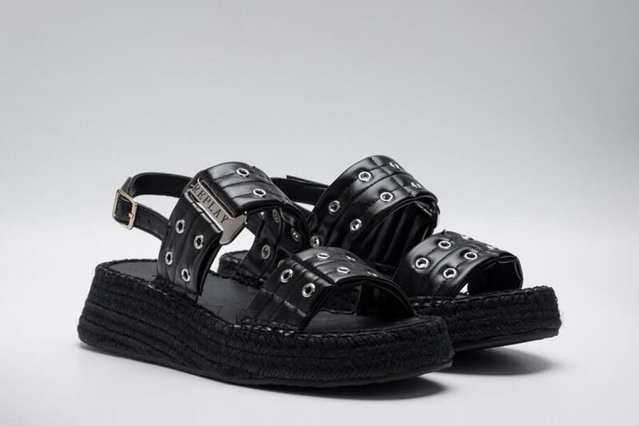 Replay Footwear REGINA SHINY Dames Sandaal zwart