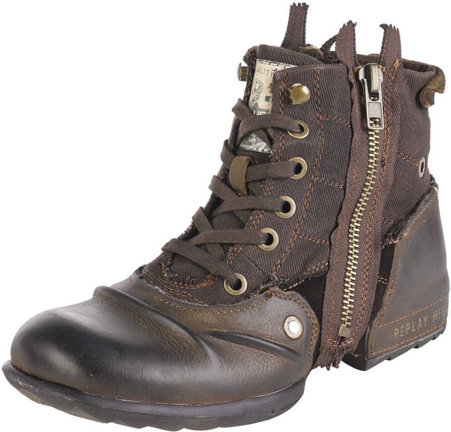 Replay RU01-0003L Clutch Herenschoenen laarzen 018-dk-bruin