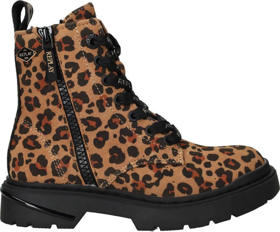 Replay Joplin 16D Veterschoen hoog Beige