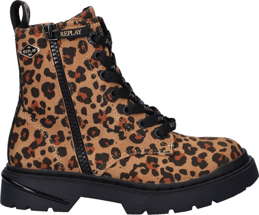 Replay Joplin 16D Veterschoen hoog Beige
