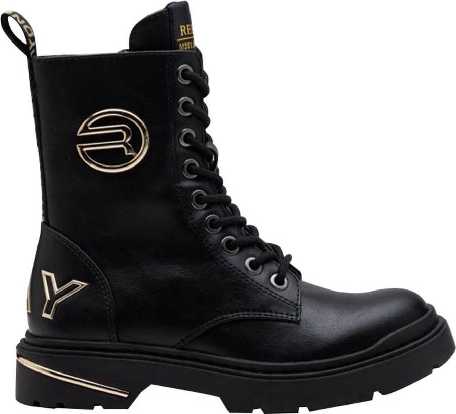 Replay Joplin 8 Veterboots Laarzen Met Veters Zwart - Foto 2