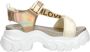 Replay Juyce JR 1 Meiden Sandalen Goudkleur - Thumbnail 1