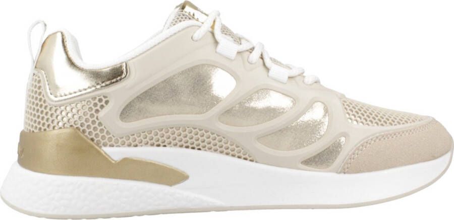 Replay Maze Jr-1 Meisjes Sneaker Beige Goud