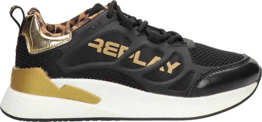 Replay Maze JR 5 JS540008S-0006 Zwart Goud - Foto 3