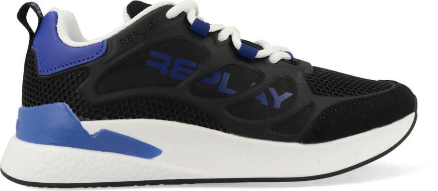 Replay Maze JR Sneakers Laag zwart