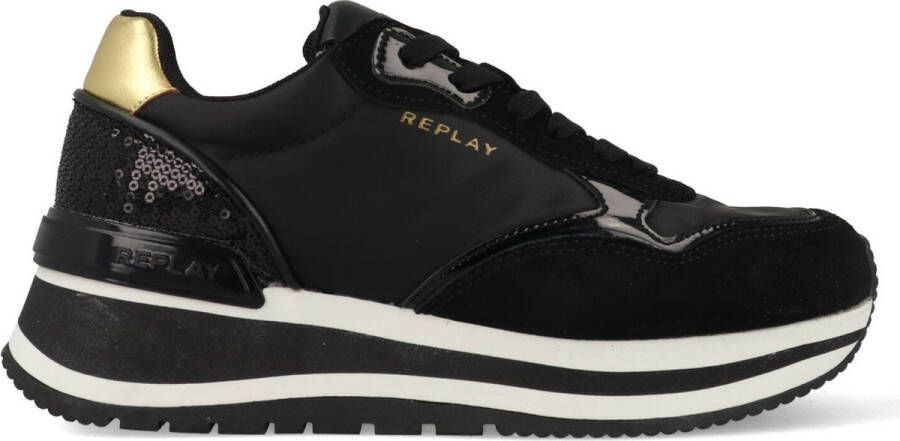 Replay Mennet Nylon Dames Sneaker Zwart