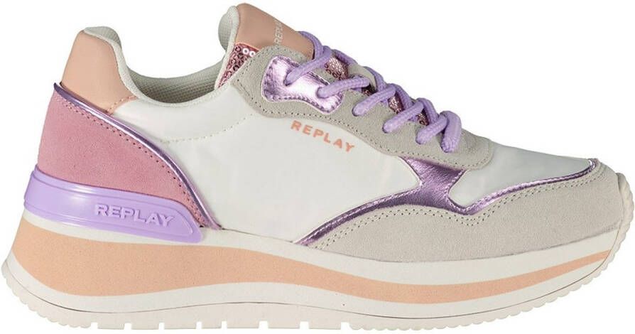 Replay Mennet Nylon Schoenen Roze Vrouw