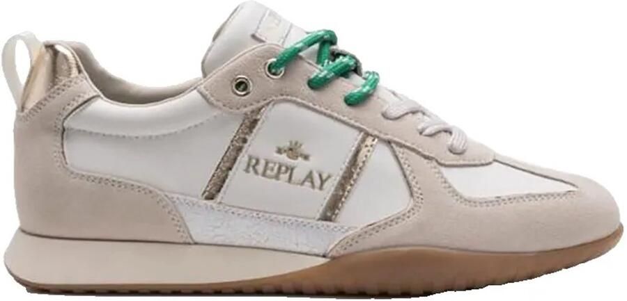REPLAY Sneakers laag 'ANYA CITY' beige crème