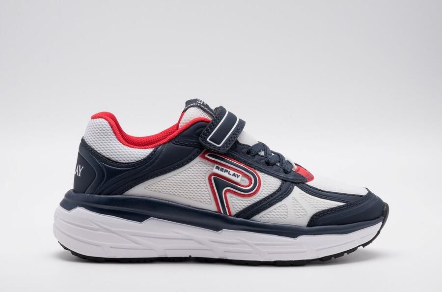 Replay Christal Jr 11 Jongens Sneaker Blauw