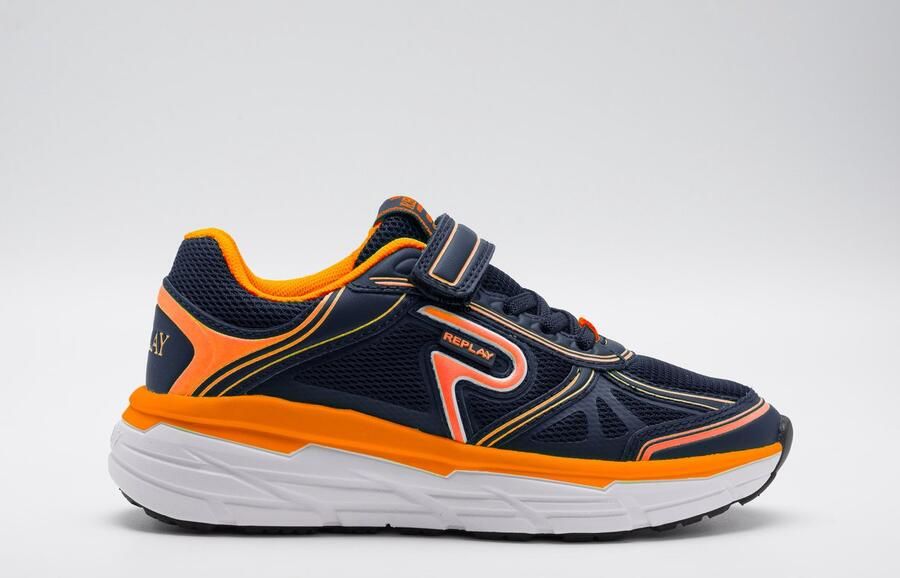 Replay Christal JR 11 Klittenband Laag Blauw