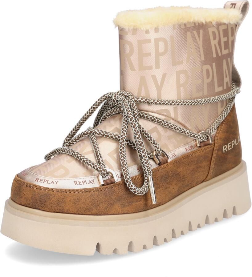 Replay dames moonboots Melrose Snow All bruin