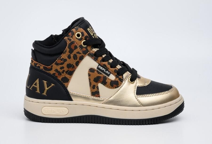 Replay Epic JR Mid Girl 20 JZ430041S-3505 Goud Wit - Foto 2