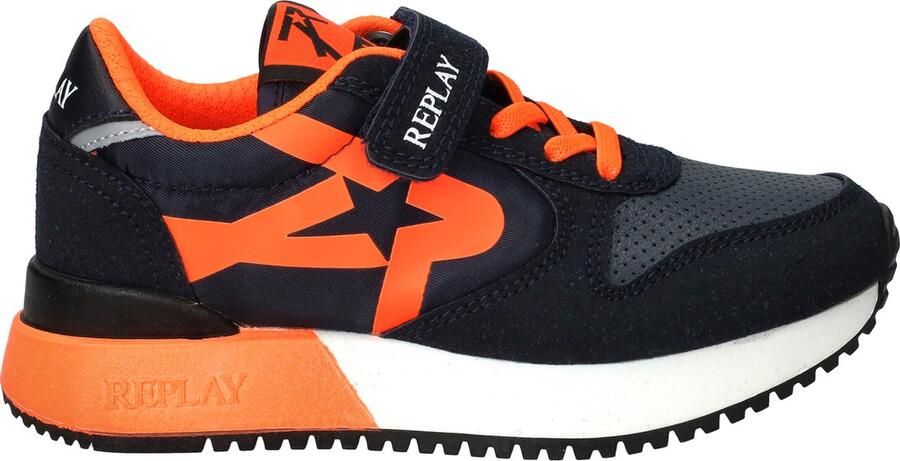 Replay Fiber JR 1 Sneakers Jongens Oranje