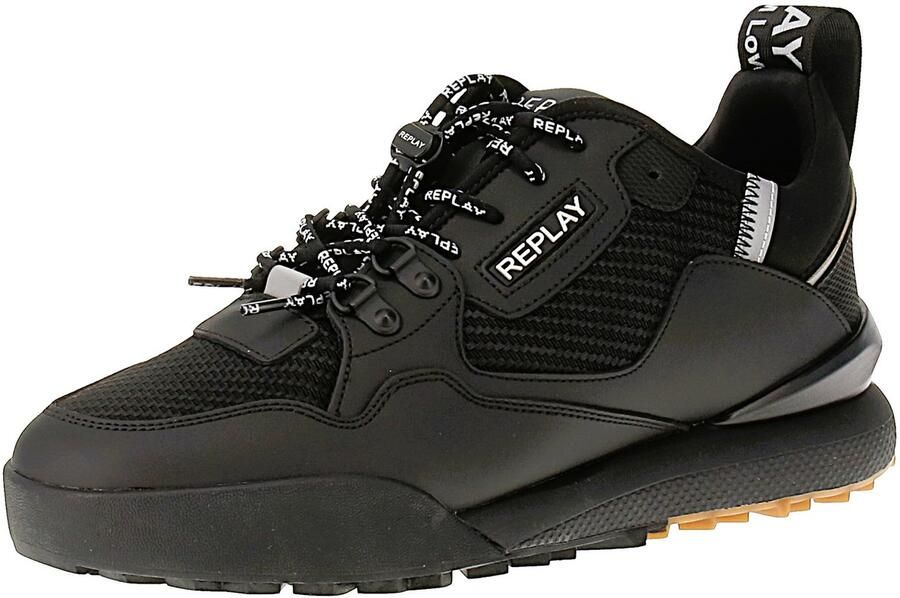 Replay Field 2.0 Race GMS8L L Heren sneakers Black