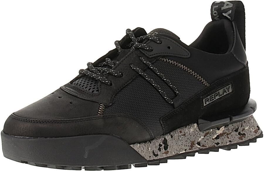 Replay Field Jupiter More GMS1P SL Heren sneakers Black