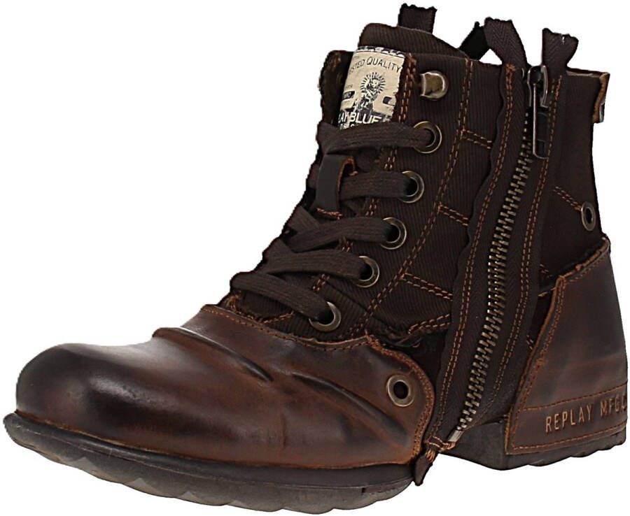 Replay Grip Limited GMU01 L Herenlaarzen 012-Bruin