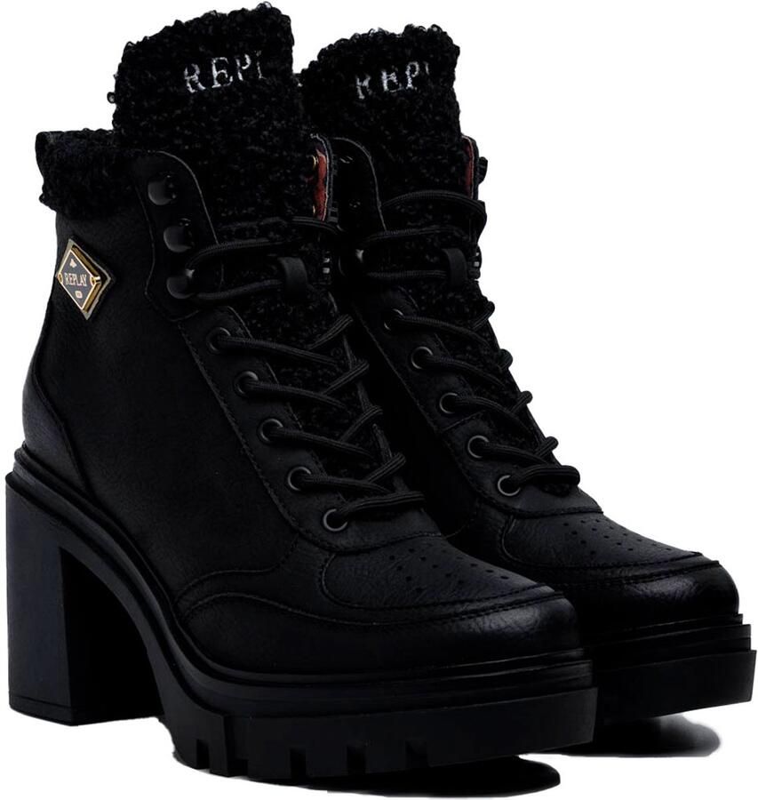 Replay Jen Rombus Booties Met Hak Zwart Vrouw