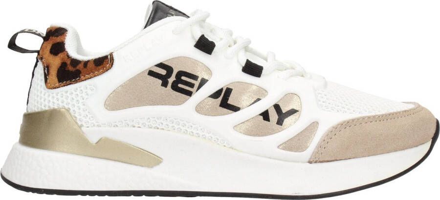 Replay Maze JR Suede JS540002S-3094 Beige Goud - Foto 8