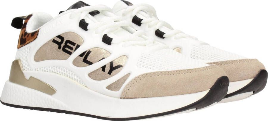 Replay Maze JR Suede JS540002S-3094 Beige Goud - Foto 8