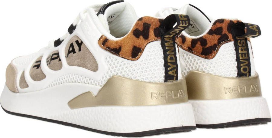 Replay Maze JR Suede JS540002S-3094 Beige Goud - Foto 5