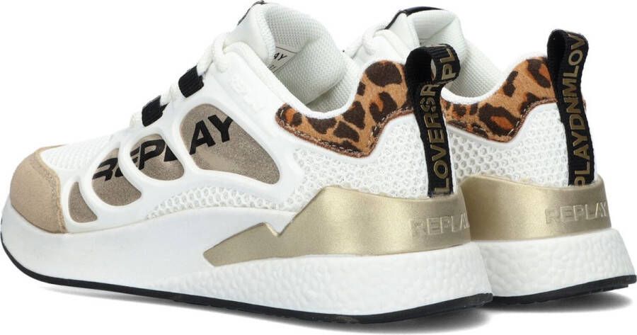 Replay Maze JR Suede JS540002S-3094 Beige Goud - Foto 4