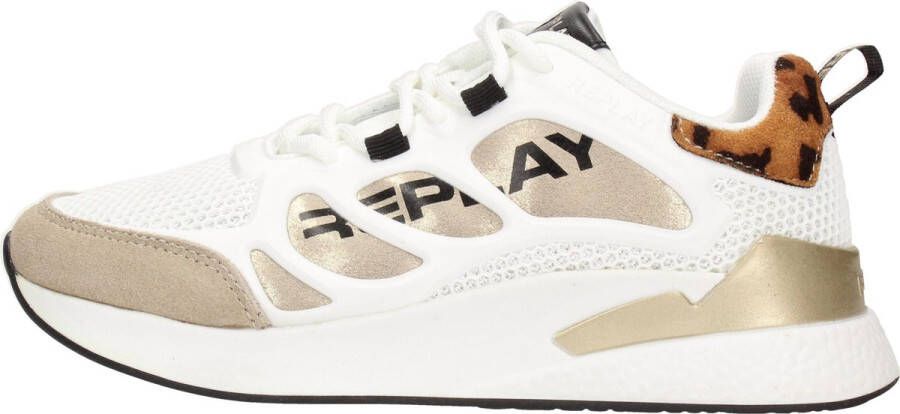 Replay Maze JR Suede JS540002S-3094 Beige Goud - Foto 6
