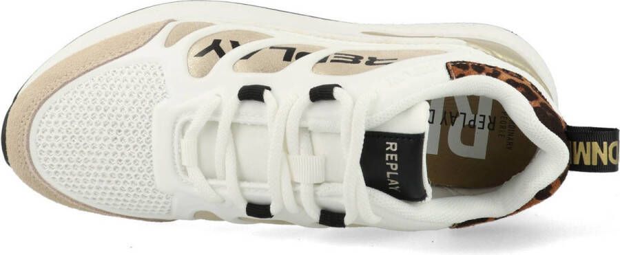 Replay Maze JR Suede JS540002S-3094 Beige Goud - Foto 11