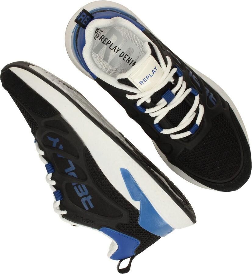 Replay Maze JR-1 JS540004S-3231 Zwart Blauw