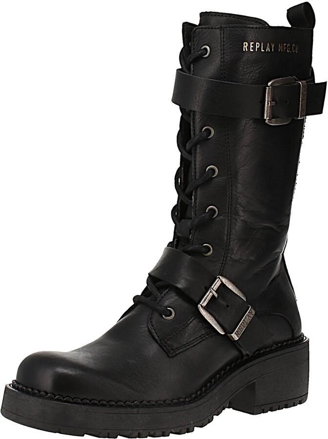 Replay Raven Total GWLA3 L Dames Laarzen 003-Zwart