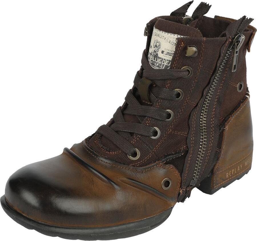 Replay RU01-0003L Clutch Herenschoenen laarzen 018-dk-bruin