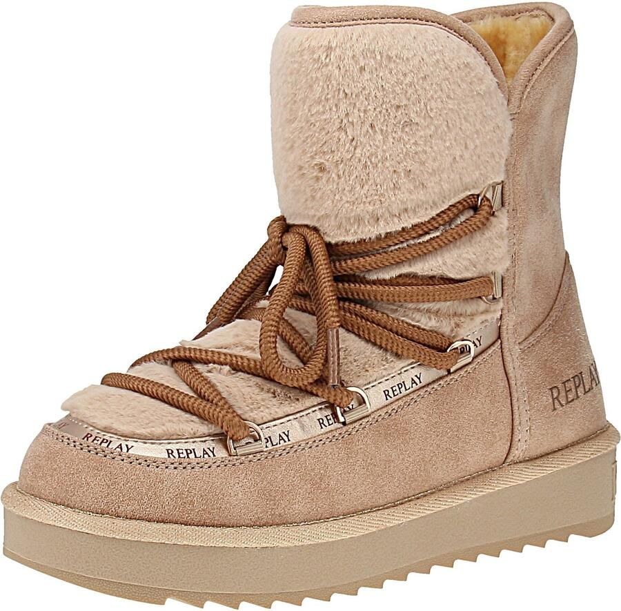 Replay Santa Peek GWF6H T Damesboots Beige