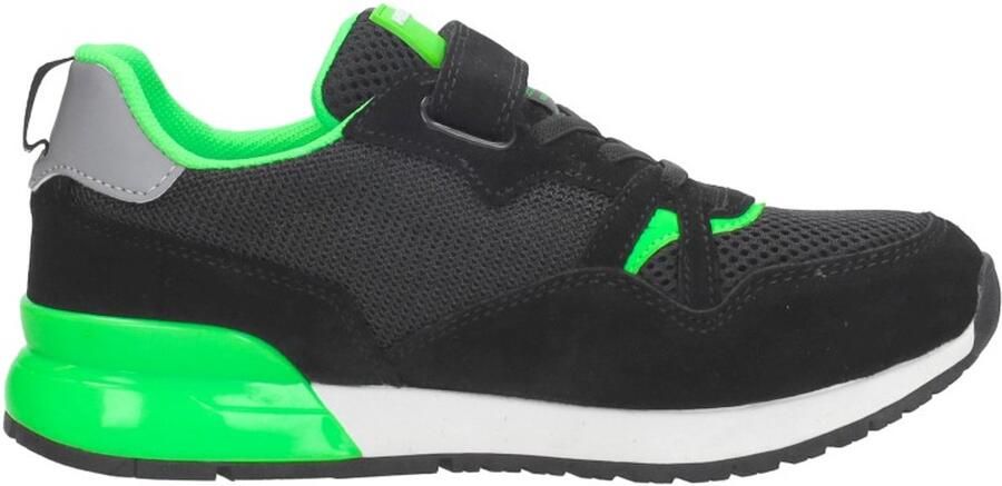 Replay Shoot Jr11 Sneakers Jongens Leren Sneaker Zwart